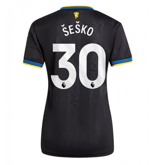 Manchester United Benjamin Sesko #30 Alternativní Dres pro Dámské 2025-26 Krátký Rukáv Manchester United Benjamin Sesko #30 Alternativní Dres pro Dámské 2025-26 Krátký Rukáv
